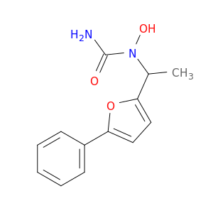 Urea, N-hydroxy-N-[1-(5-phenyl-2-furanyl)ethyl]-