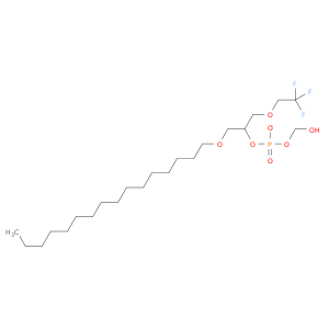 lithium 1-(hexadecyloxy)-3-(2,2,2-trifluoroethoxy)propan-2-yl methyl phosphate