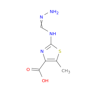4-Thiazolecarboxylicacid, 2-[(aminoiminomethyl)amino]-5-methyl-