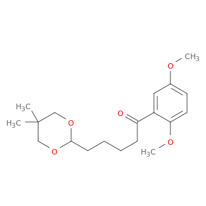 2',5'-DIMETHOXY-5-(5,5-DIMETHYL-1,3-DIOXAN-2-YL)VALEROPHENONE