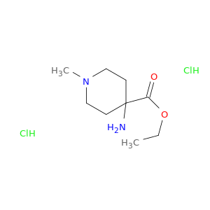 ethyl 4-amino-1-methylpiperidine-4-carboxylate dihydrochloride