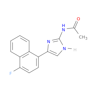 Acetamide, N-[4-(4-fluoro-1-naphthalenyl)-1H-imidazol-2-yl]-