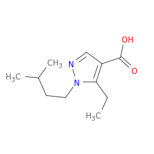 5-乙基-1-(3-甲基丁基)-1H-吡唑-4-羧酸