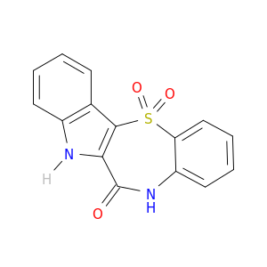 5H-Indolo(3,2-b)(1,5)benzothiazepin-6(7H)-one, 12,12-dioxide