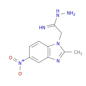 1H-Benzimidazole-1-ethanimidic acid, 2-methyl-5-nitro-, hydrazide