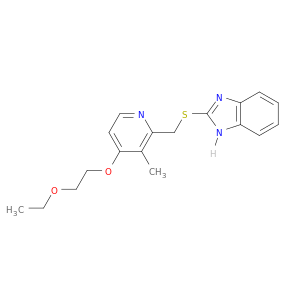 1H-Benzimidazole,2-[[[4-(2-ethoxyethoxy)-3-methyl-2-pyridinyl]methyl]thio]-