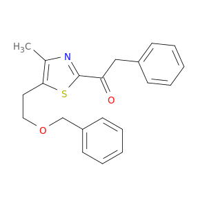 Ethanone, 1-[4-methyl-5-[2-(phenylmethoxy)ethyl]-2-thiazolyl]-2-phenyl-