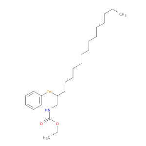Carbamic acid, [2-(phenyltelluro)hexadecyl]-, ethyl ester