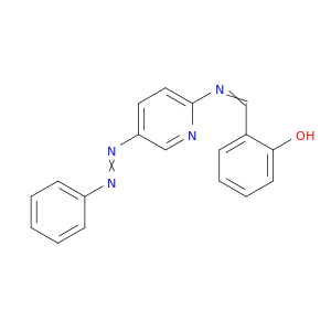 Phenol, 2-[[[5-(phenylazo)-2-pyridinyl]imino]methyl]-