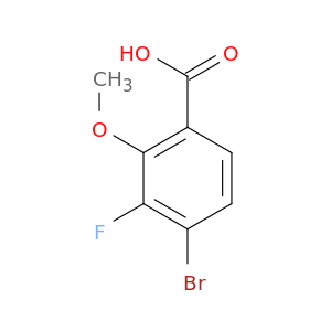 4-Bromo-3-fluoro-2-methoxybenzoic acid