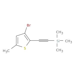 Silane, [(3-bromo-5-methyl-2-thienyl)ethynyl]trimethyl-