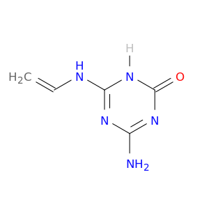 1,3,5-Triazin-2(1H)-one, 4-amino-6-(ethenylamino)-