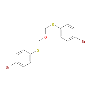 Benzene, 1,1'-[oxybis(methylenethio)]bis[4-bromo-