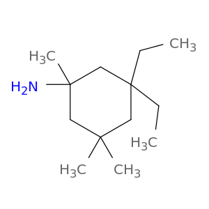Cyclohexanamine, 3,3-diethyl-1,5,5-trimethyl-