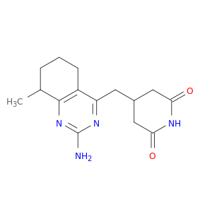 2,6-Piperidinedione,4-[(2-amino-5,6,7,8-tetrahydro-8-methyl-4-quinazolinyl)methyl]-