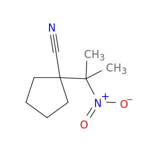 Cyclopentanecarbonitrile, 1-(1-methyl-1-nitroethyl)-