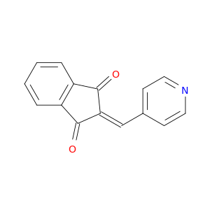 1H-Indene-1,3(2H)-dione, 2-(4-pyridinylmethylene)-