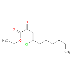 3-Decenoic acid, 4-chloro-2-oxo-, ethyl ester, (3Z)-
