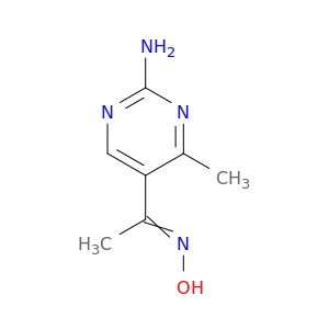 5-[1-(Hydroxyimino)ethyl]-4-methylpyrimidin-2-amine