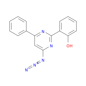 Phenol, 2-(4-azido-6-phenyl-2-pyrimidinyl)-