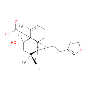 4a(2H)-Naphthalenecarboxylicacid, 1-[2-(3-furanyl)ethyl]-1,3,4,7,8,8a-hexahydro-4-hydroxy-1,2,5-trimethyl-,(1S,2R,4S,4aS,8aR)-