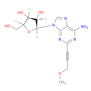 Adenosine, 2-(3-methoxy-1-propynyl)-