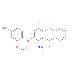 1-氨基-4-羟基-2-[2-(3-甲基苯氧基)乙氧基]-9,10-炭酮