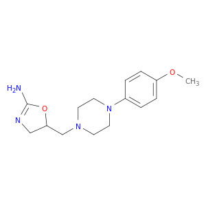5-[[4-(4-methoxyphenyl)piperazin-1-yl]methyl]-4,5-dihydro-1,3-oxazol-2-amine