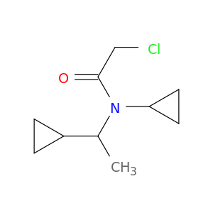 2-chloro-N-cyclopropyl-N-(1-cyclopropylethyl)acetamide