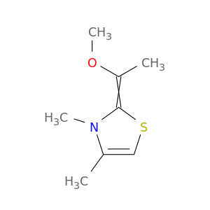 Thiazole, 2,3-dihydro-2-(1-methoxyethylidene)-3,4-dimethyl-