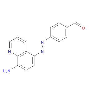 Benzaldehyde, 4-[(8-amino-5-quinolinyl)azo]-