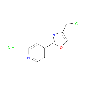 4-[4-(Chloromethyl)-1,3-oxazol-2-yl]pyridine Hydrochloride