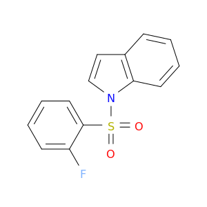 1H-Indole, 1-[(2-fluorophenyl)sulfonyl]-