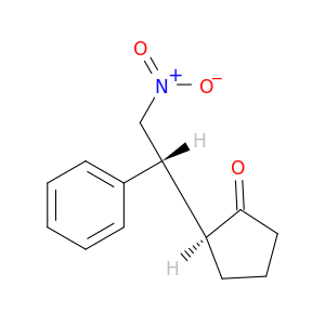 Cyclopentanone, 2-[(1R)-2-nitro-1-phenylethyl]-, (2S)-