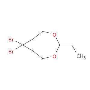 3,5-Dioxabicyclo[5.1.0]octane, 8,8-dibromo-4-ethyl-