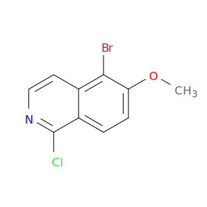 Isoquinoline, 5-bromo-1-chloro-6-methoxy-