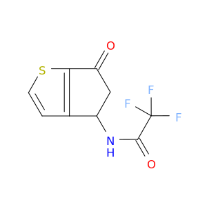 Acetamide,N-(5,6-dihydro-6-oxo-4H-cyclopenta[b]thien-4-yl)-2,2,2-trifluoro-