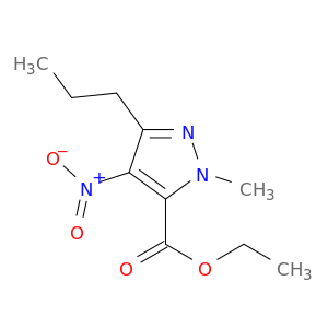 乙基1-甲基-4-硝基-3-丙基-1H-吡唑-5-羧酸盐