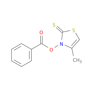 2(3H)-Thiazolethione, 3-(benzoyloxy)-4-methyl-