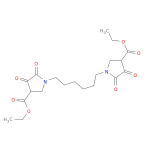 ETHYL 1-[6-(4-ETHOXYCARBONYL-2,3-DIOXO-PYRROLIDIN-1-YL)HEXYL]-4,5-DIOXO-PYRROLIDINE-3-CARBOXYLATE