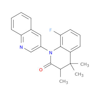 [1(2H),3'-Biquinolin]-2-one, 8-fluoro-3,4-dihydro-3,4,4-trimethyl-