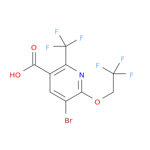 5-溴-6-(2,2,2-三氟乙氧基)-2-(三氟甲基)烟酸