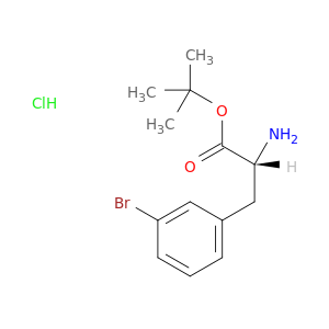(R)-2-氨基-3-(3-溴苯基)丙酸叔丁酯盐酸盐