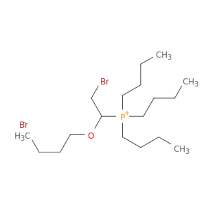 Phosphonium, (2-bromo-1-butoxyethyl)tributyl-, bromide
