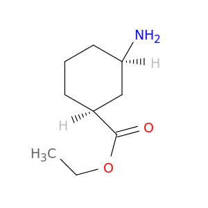 Cyclohexanecarboxylic acid, 3-amino-, ethyl ester, cis-