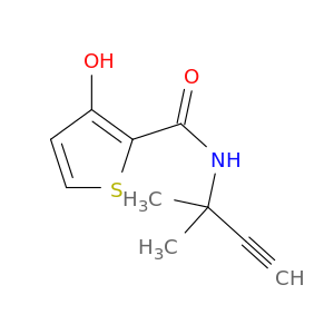2-Thiophenecarboxamide, N-(1,1-dimethyl-2-propyn-1-yl)-3-hydroxy-