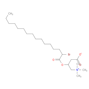 1-Propanaminium,2-[(2-bromo-1-oxohexadecyl)oxy]-3-carboxy-N,N,N-trimethyl-, inner salt