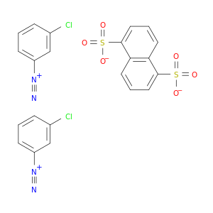 Benzenediazonium,3-氯,1,5-萘二硫酸盐(1：1)