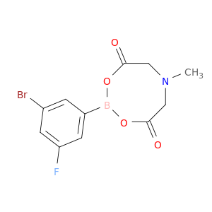 3-溴-5-氟苯硼酸甲基亚氨基二乙酸酯