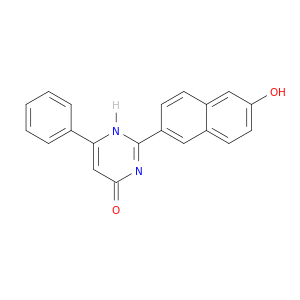 4(1H)-Pyrimidinone, 2-(6-hydroxy-2-naphthalenyl)-6-phenyl-